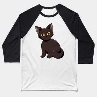 Aster Kitty Baseball T-Shirt